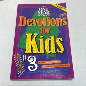 Book Devotion The One Year Book of Devotions for Kids #3 Character Building Gift